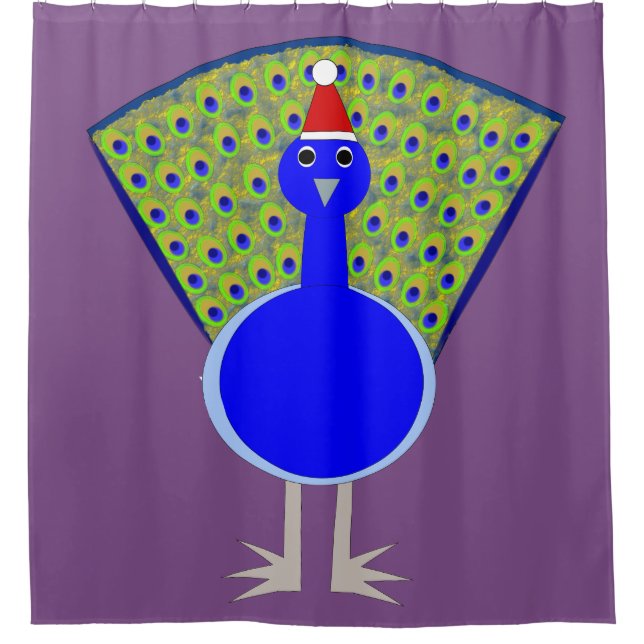 Funny Christmas Peacock (Front)