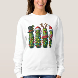 Funny Christmas Pickle Sweatshirt