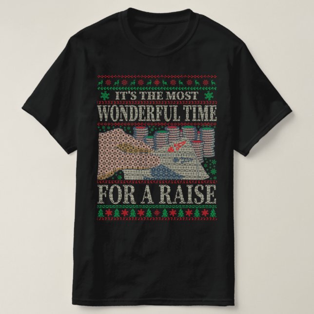 FUNNY CHRISTMAS POKER UGLY SWEATER (Design Front)