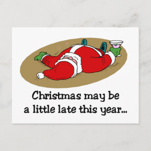 Funny Christmas Postcard