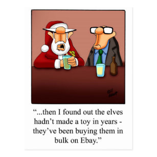 Custom Funny Christmas Cartoons Postcards | Zazzle.ca