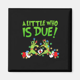 Funny Christmas Pregnancy Announcement New Mom Est Magnet