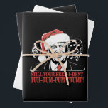 Funny Christmas President Trump Pyjamas Ugly Xmas Wrapping Paper Sheet<br><div class="desc">Funny Christmas President Trump Pyjamas Ugly Xmas</div>