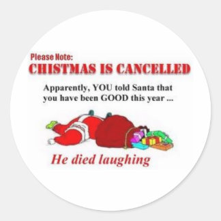 Funny Christmas Stickers, Funny Christmas Custom Sticker Designs