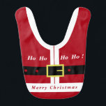 Funny Christmas Santa Baby Bib Your Gift Ho Ho Ho<br><div class="desc">Funny Baby Bibs with Merry Christmas - Santa Claus - Gifts For Everyone - Choose / Add Your Unique Text / Name / Colour - Make Your Special Baby Bib Gift - Resize and move or remove and add elements / text with customization tool ! Design by MIGNED. Please see...</div>