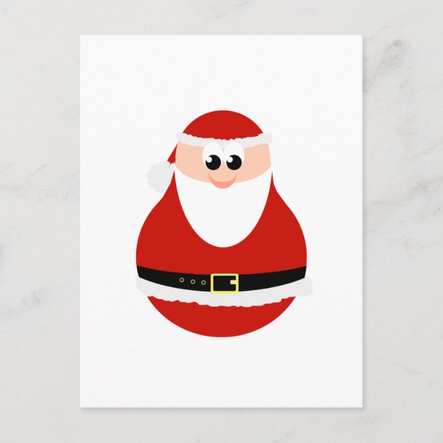 Funny Christmas Santa Claus Postcard (Front)