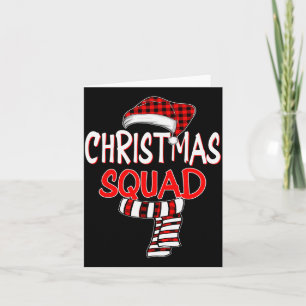 Funny Christmas Santa Claus Red Plaid Shirt, Chris Card