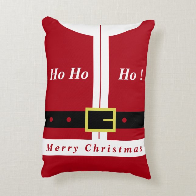 Funny Christmas Santa Pillow (Back(Vertical))