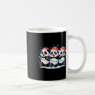 Funny Christmas Santa Reindeer Cute Panda Santa Ch Coffee Mug