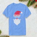 Funny Christmas Santa's Favourite Doctor Custom T-Shirt<br><div class="desc">Tell everyone who Santa's favourite is. Shirt features a Santa Claus Hat, moustache, beard and text that reads "Santa's Favourite" Doctor - or you can fill in the blank . . . . Nurse, Uncle, Dad, Aunt, Mom, Engineer, Dog Lover, etc. Customize the text with any "favourite". Makes a fun...</div>