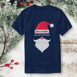 Funny Christmas Santa's Favourite Police Officer T-Shirt<br><div class="desc">Tell everyone who Santa's favourite is. Shirt features a Santa Claus Hat, moustache, beard and text that reads "Santa's Favourite" Police Officer - or you can fill in the blank . . . . Nurse, Uncle, Dad, Aunt, Mom, Engineer, Dog Lover, etc. Customize the text with any "favourite". Makes a...</div>