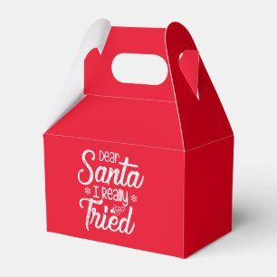 Funny Christmas saying Favor Box