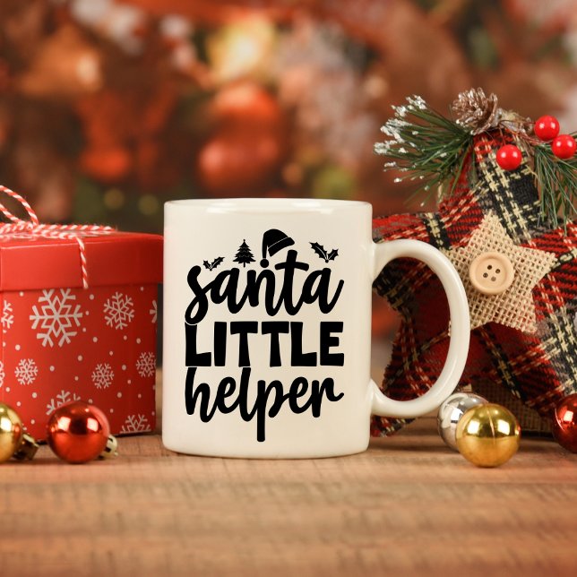 Funny Christmas saying, holiday quote) Two-Tone Coffee Mug (Creator Uploaded)