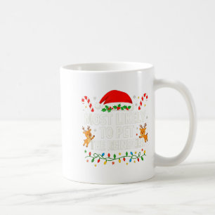 Funny Christmas Saying Reindeer Lover Holiday Ligh Coffee Mug