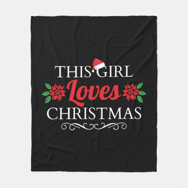 Funny Christmas Sayings     Fleece Blanket (Front)