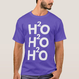 Funny Christmas science geek chemistry nerd joke H T-Shirt