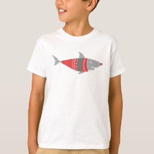 Funny Christmas Shark T-Shirt