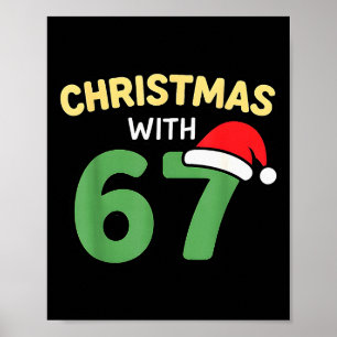 Funny Christmas Shirts With 67 Meme Trendy Joke Ge Poster