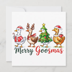 Funny Christmas Silly Goose