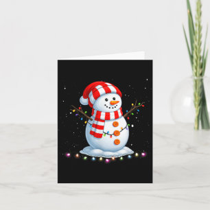 Funny Christmas Snowman Tee Cute Santa Men Women K Card