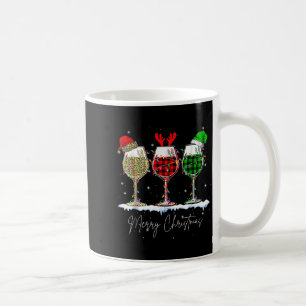 Funny Christmas Srits Gles Of Wine Xmas Holidays P Coffee Mug