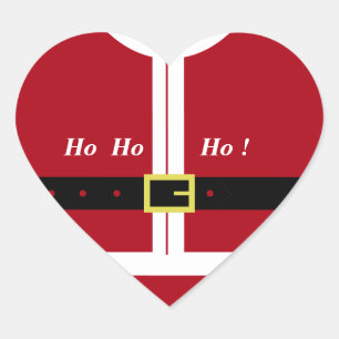 Funny Christmas Sticker Santa Claus Gift