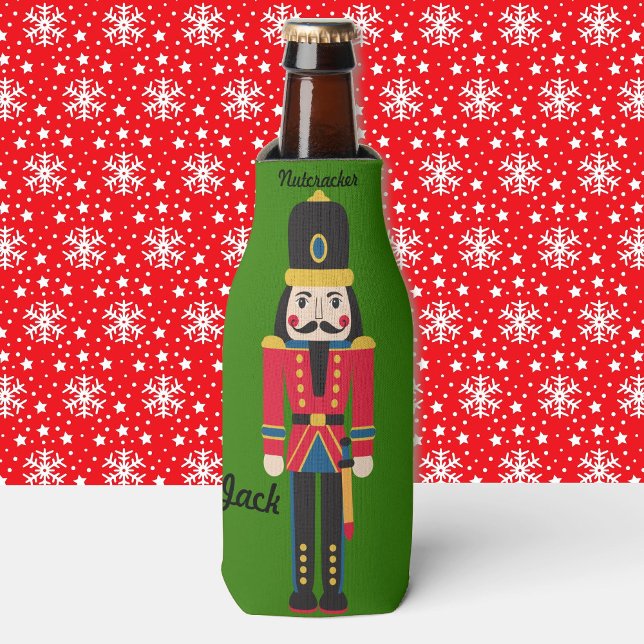 Funny Christmas Stocking Stuffer YOUR NAME Beer Bottle Cooler (Creator Uploaded)