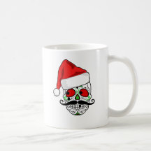 Funny Christmas Sugar Skull