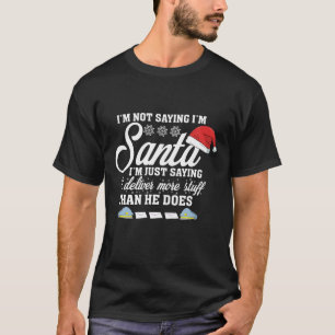 Funny Christmas T-shirt for Postal Workers and Mai