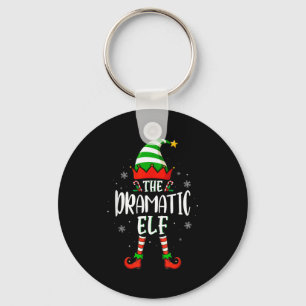 Funny Christmas The Dramatic Elf Family Matching X Keychain