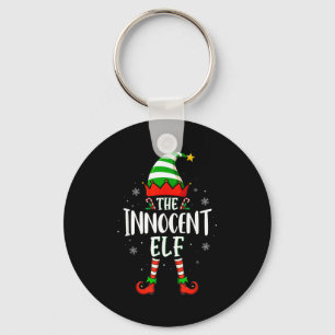 Funny Christmas The Innocent Elf Family Matching X Keychain