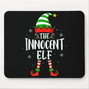 Funny Christmas The Innocent Elf Family Matching X Mouse Pad