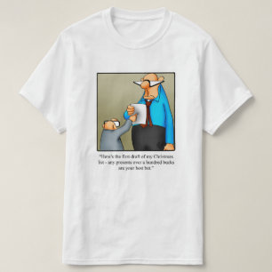 Funny Christmas "The List" Humour Tee Shirt Gift