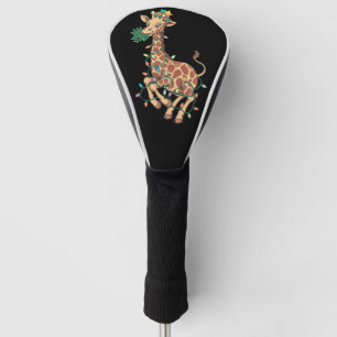 Funny Christmas Tree Giraffe Lover Gift Love Golf Head Cover