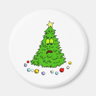 Funny Christmas Tree Magnet