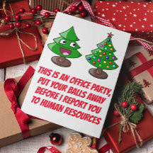 Funny Christmas Tree - Office Party