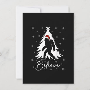 Funny Christmas Tshirt, Bigfoot Christmas Tee, Chr Invitation