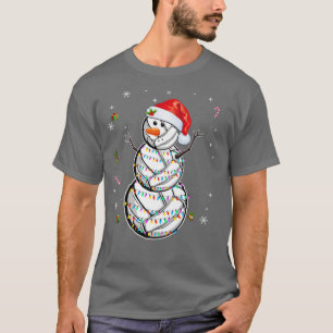 Funny Christmas Volleyball Balls Santa Snowman Xma T-Shirt