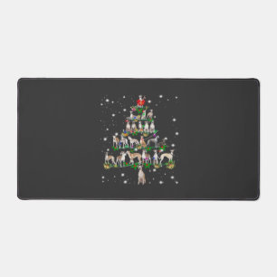 Funny Christmas Whippet Dog Lovers Gift Essential  Desk Mat
