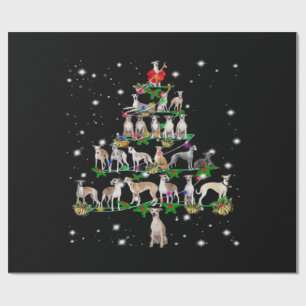 Funny Christmas Whippet Dog Lovers Gift Essential Wrapping Paper