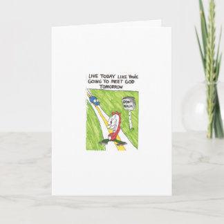 Funny church sayings - Greeting Card