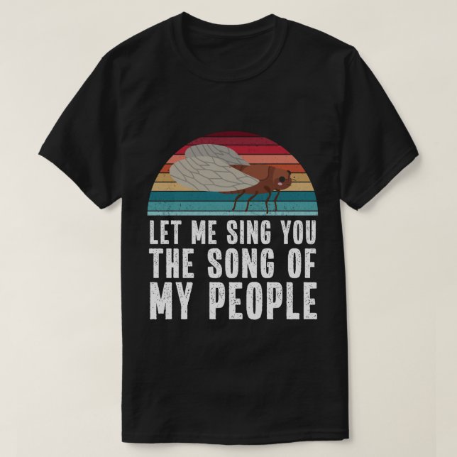 Funny Cicada Brood X Meme 17 Year Cicadas T-Shirt (Design Front)