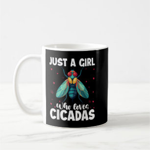 Funny Cicadas Art For Girls Kids Women Insect Love Coffee Mug