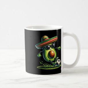 Funny Cinco De Mayo Avocado Showing Soccer Skills  Coffee Mug
