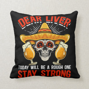Funny Cinco De Mayo Beer Joke Alcohol Fun Throw Pillow