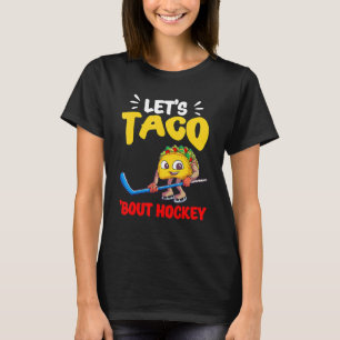 Funny Cinco De Mayo  Boys Kids Mexican Taco Hockey T-Shirt