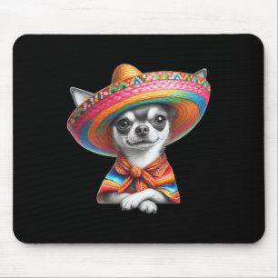 Funny Cinco De Mayo Chihuahua Dog Lover Mouse Pad