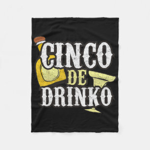 Funny Cinco De Mayo Drinko Celebration Fleece Blanket