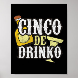 Funny Cinco De Mayo Drinko Celebration Poster