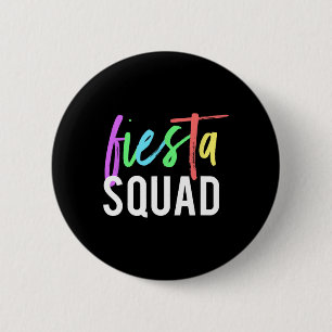 Funny Cinco De Mayo Fiesta Squad Design For Partie 2 Inch Round Button